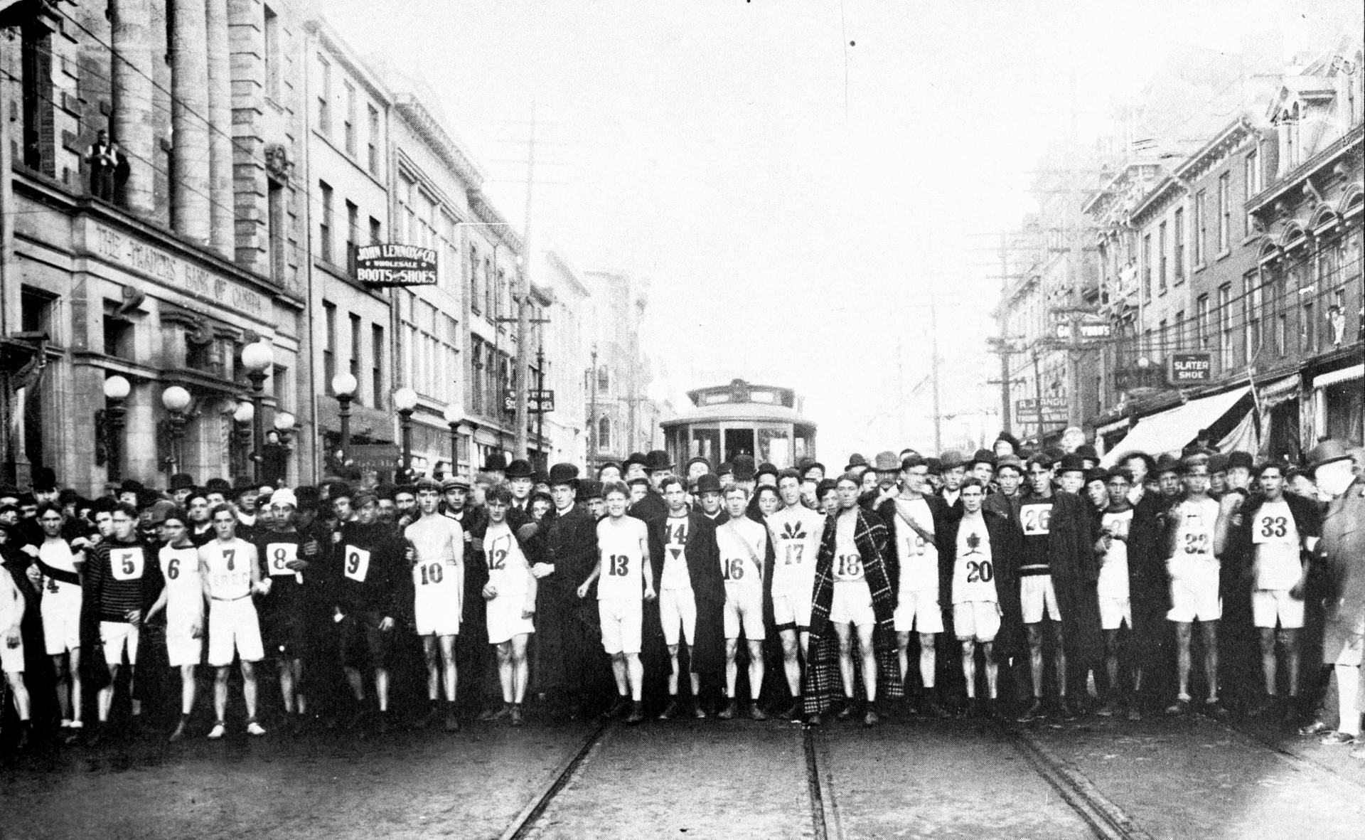 Start line 1908 Bay Race
